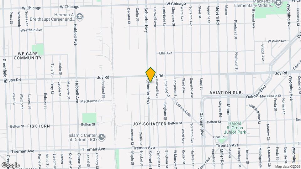 8670 Schaefer Hwy Map and Location Details