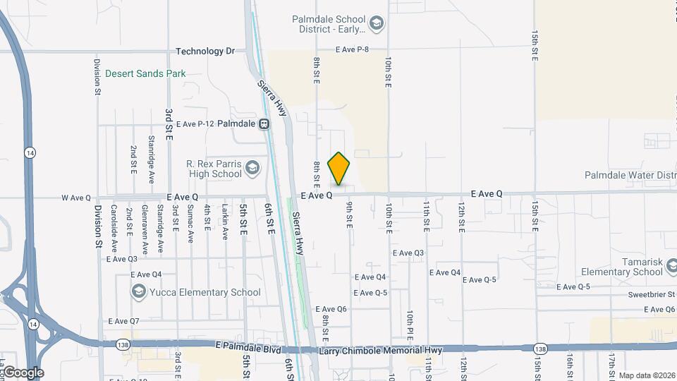835 E Avenue Q, Unit 835 Map and Location Details