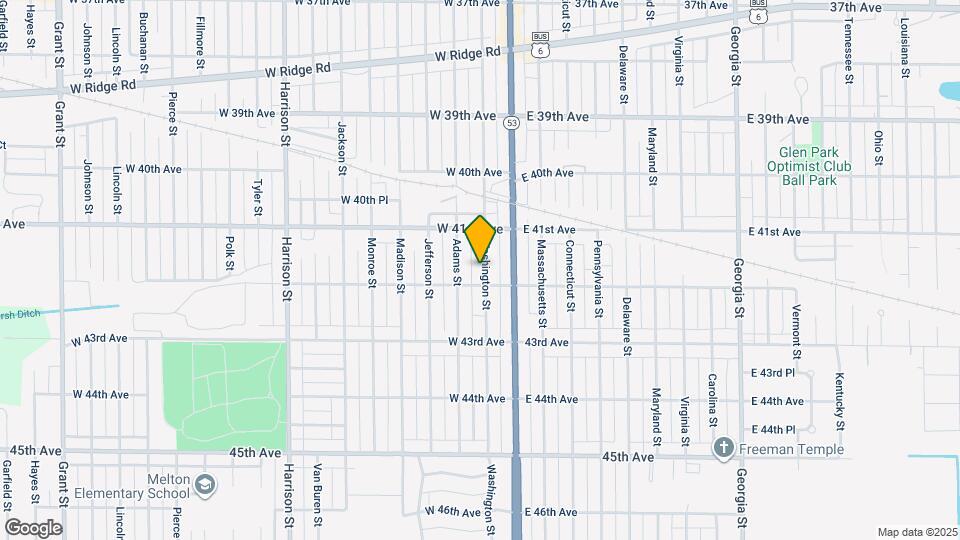 4172 Washington St Map and Location Details