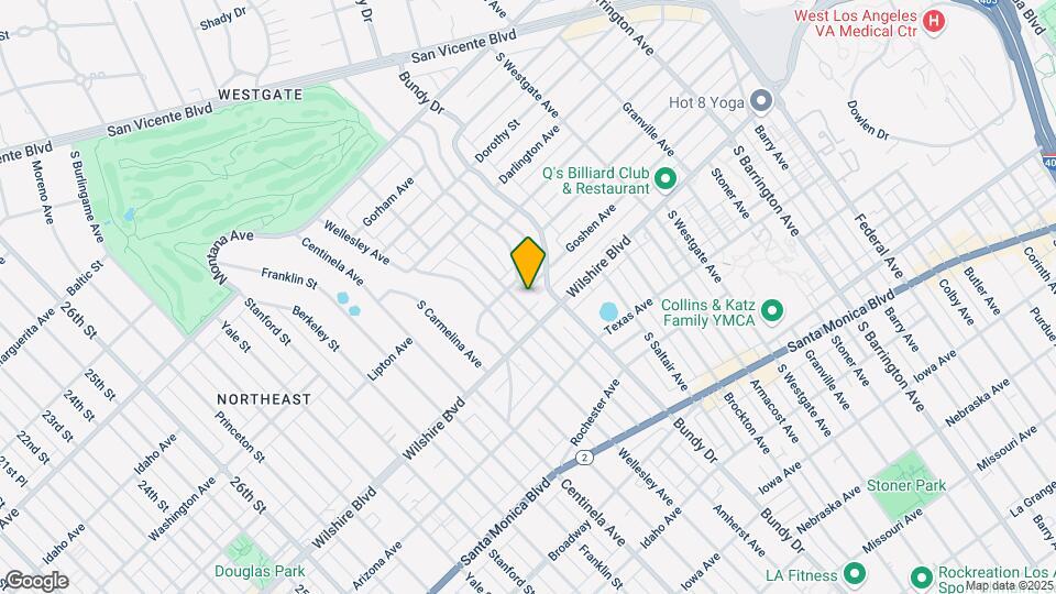 1166 Amherst Ave Mapa y Detalles de la Ubicación