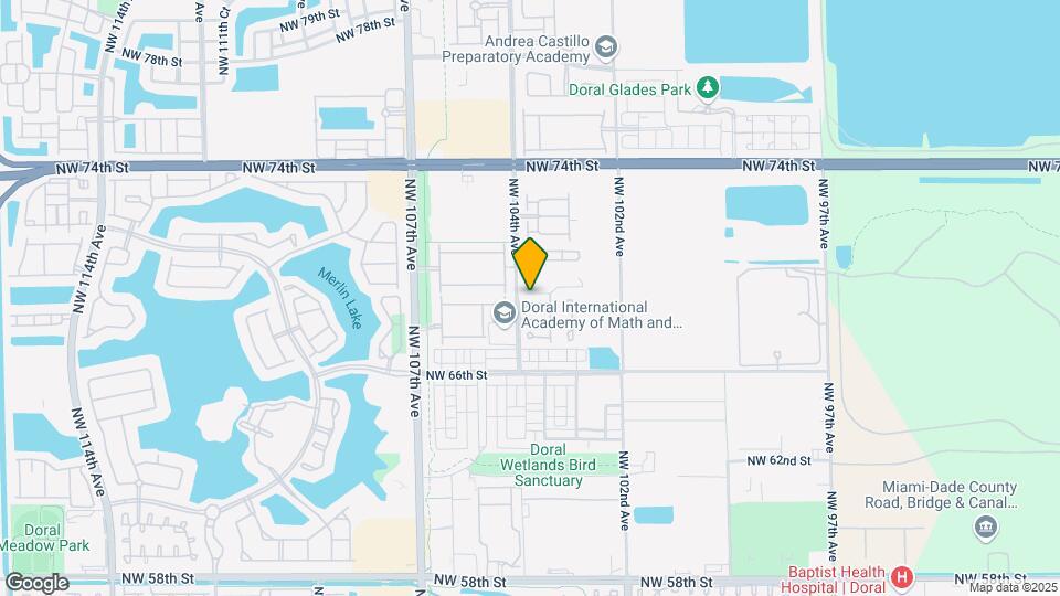 10373 NW 68th Ter Map and Location Details