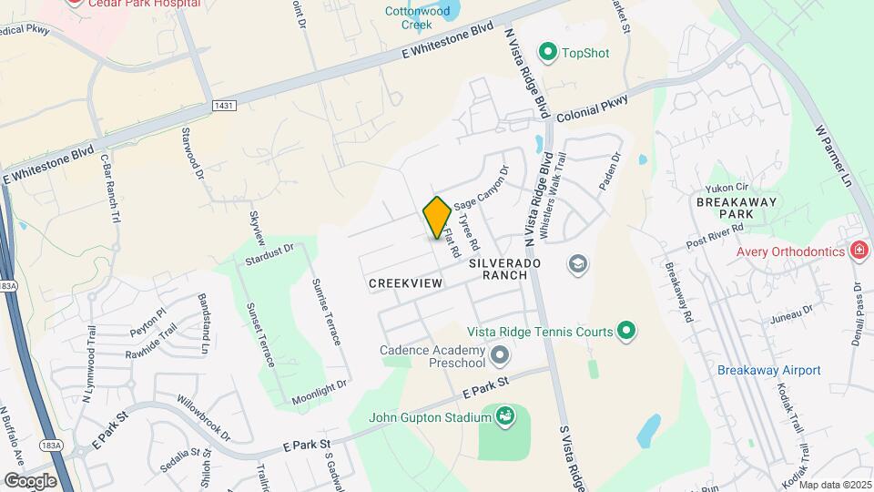 520 Glacial Stream Ln Map and Location Details