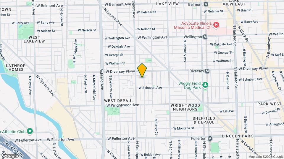 2730 N Wayne Ave Map and Location Details