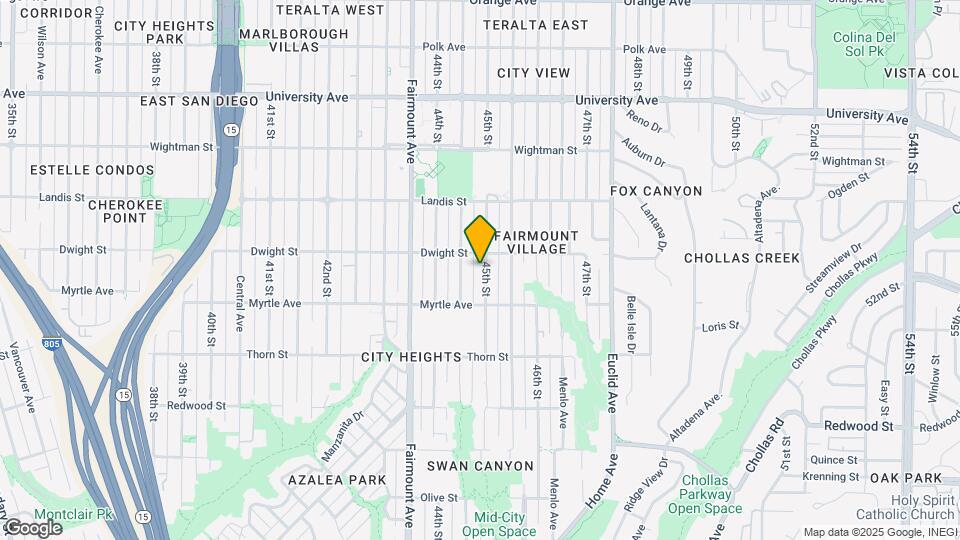 3570-3574 45th St Map and Location Details