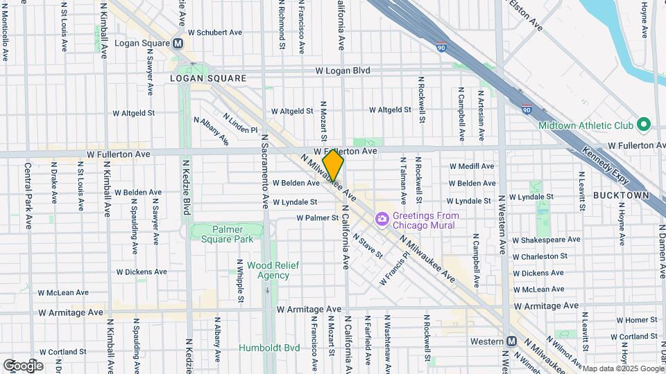 2314 N Milwaukee Ave Map and Location Details