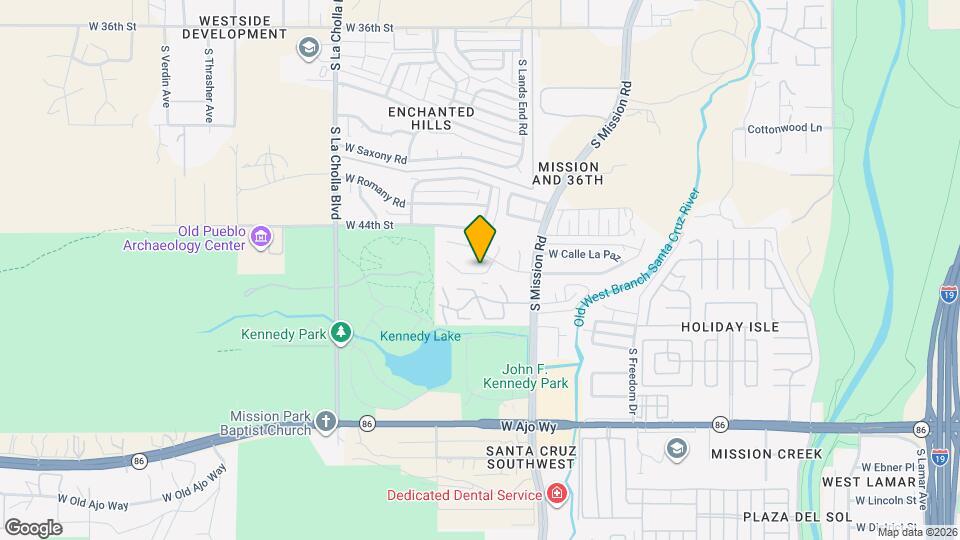 1848 W Horn Mesa Pl Map and Location Details