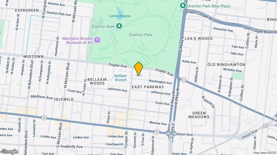 2162-2166 Washington Ave Map and Location Details