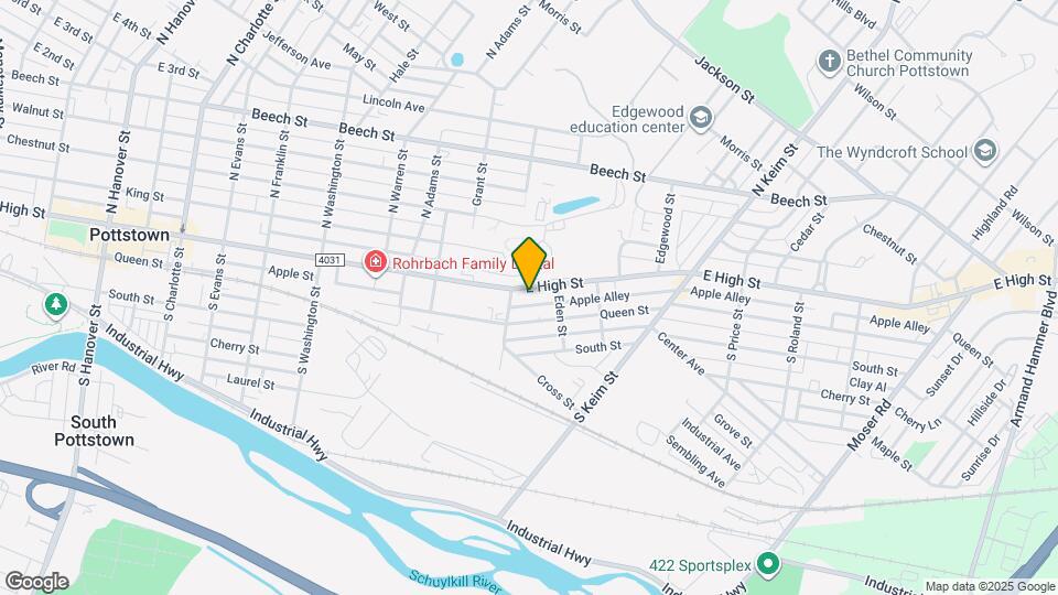 816 E High St, Unit 1 Mapa y Detalles de la Ubicación