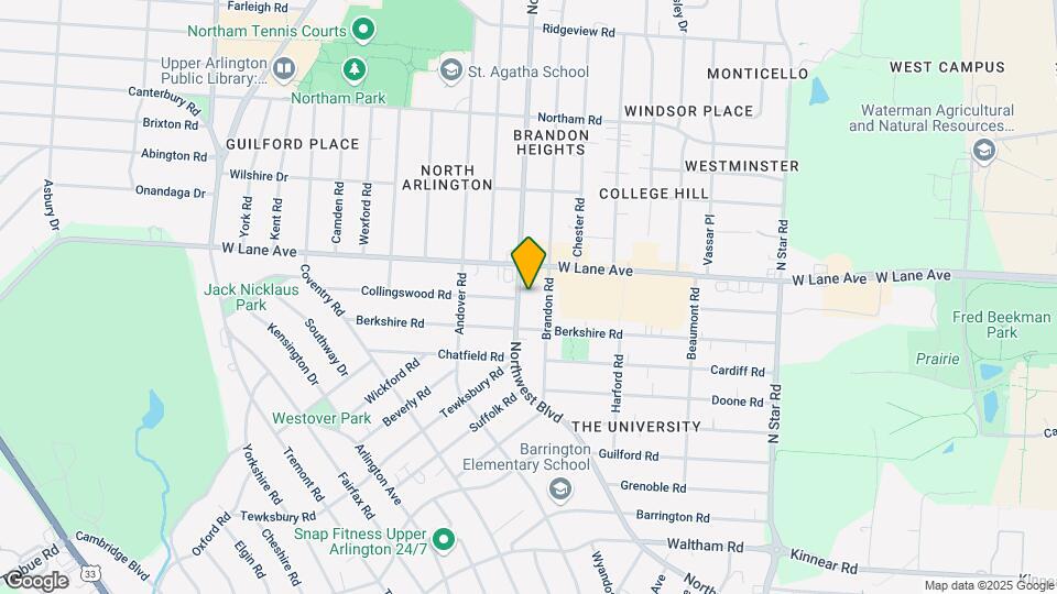 2430 Northwest Blvd Mapa y Detalles de la Ubicación