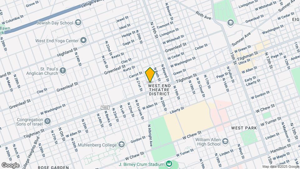 2018 W Green St Mapa y Detalles de la Ubicación