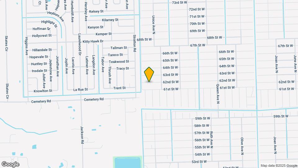 3613 62nd St W Map and Location Details