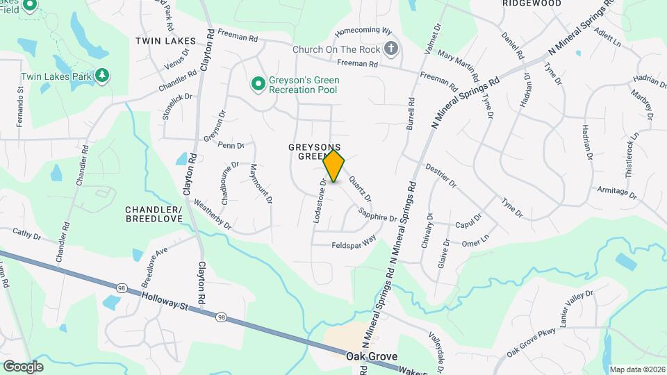 413 Sapphire Dr Map and Location Details