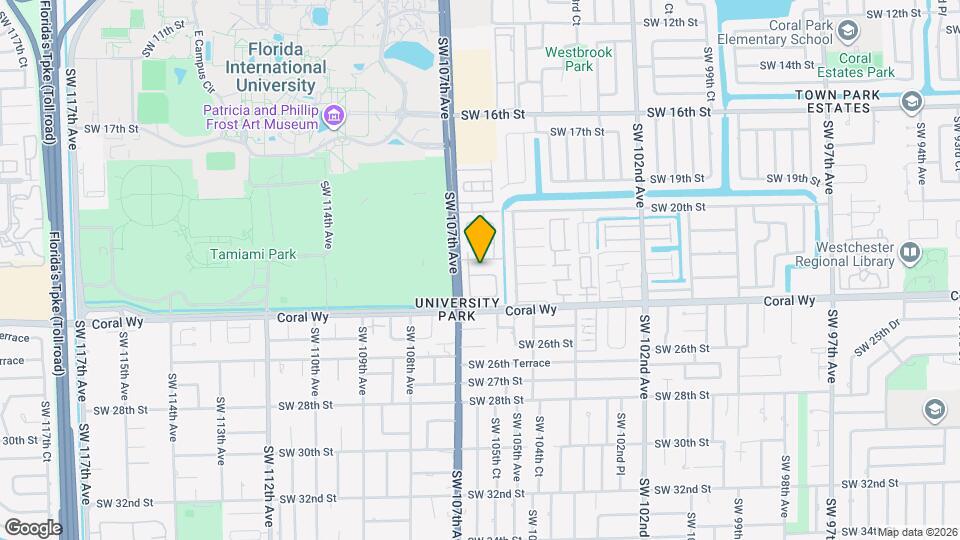10611 SW 22nd Ln Mapa y Detalles de la Ubicación
