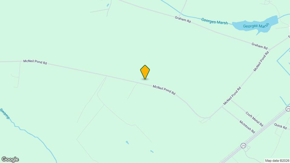 1364 McNeill Pond Rd Map and Location Details