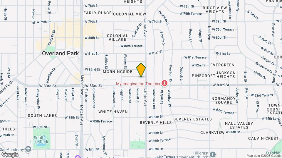 6311 W 82nd Terrace Map and Location Details