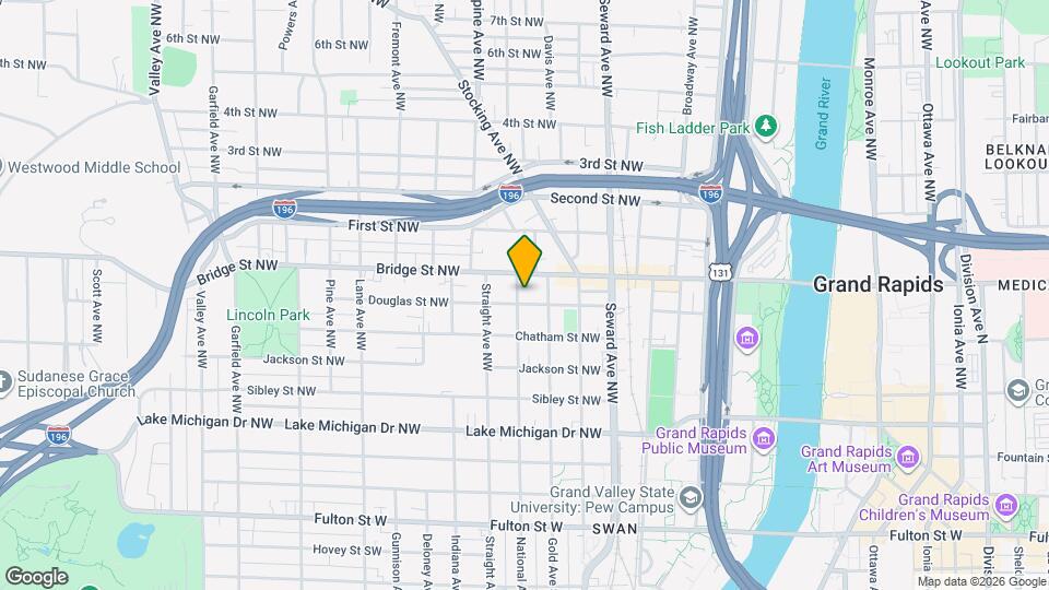 334 National Ave NW Map and Location Details