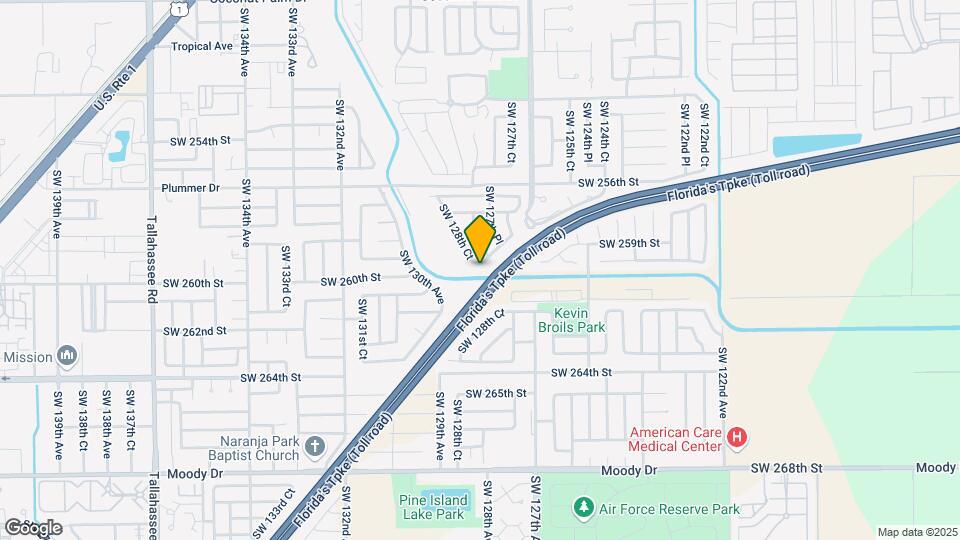 12818 SW 259th St Map and Location Details