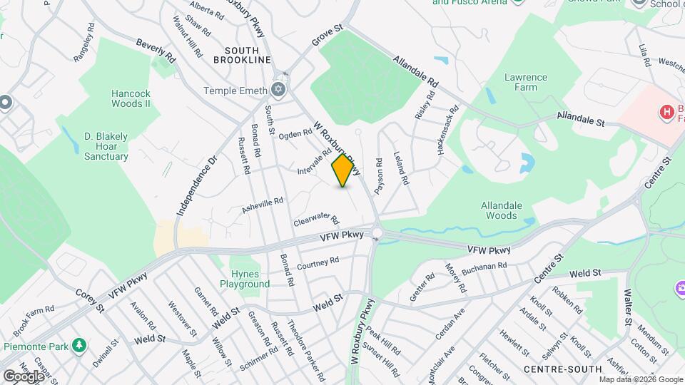 93 Woodcliff Rd, Unit 1 Map and Location Details