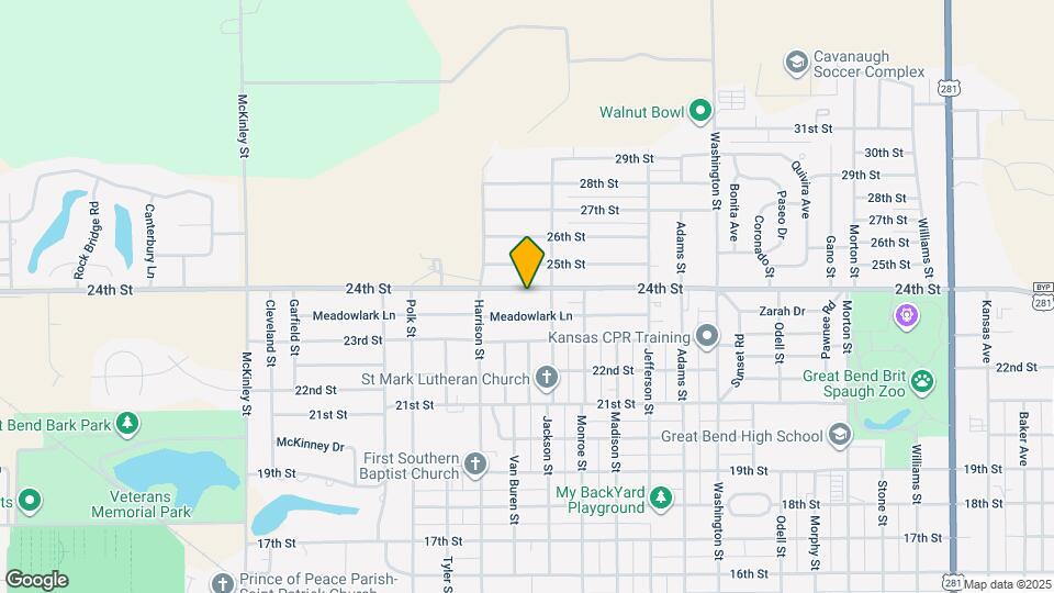 3121 24th St Map and Location Details