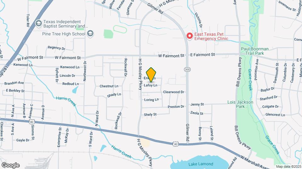 1711 Lafoy Ln Map and Location Details