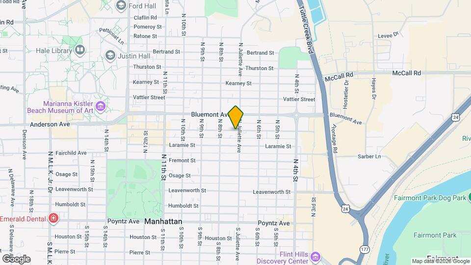 621 N Juliette Ave Map and Location Details