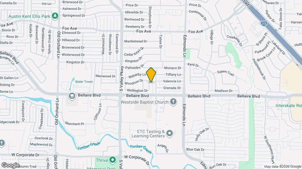 1429 Wellesley Dr Map and Location Details