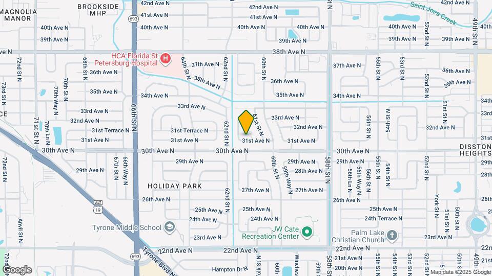 6157 31st Ave N Map and Location Details