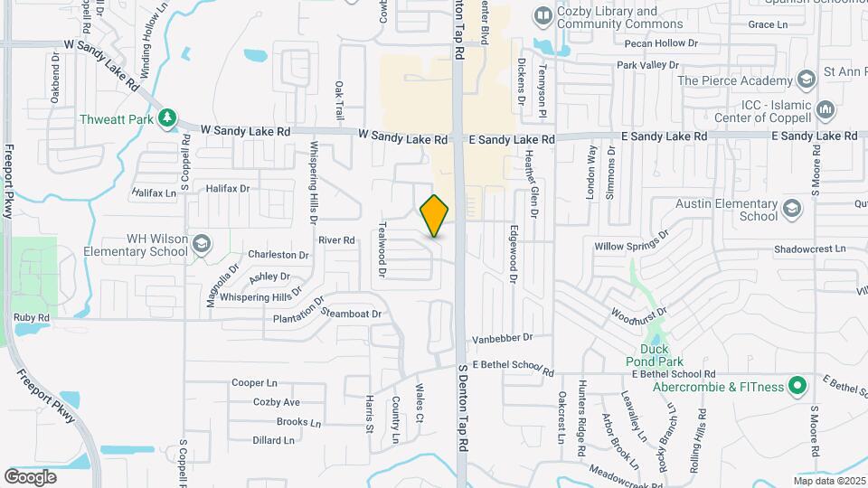 100 Hearthwood Dr Map and Location Details