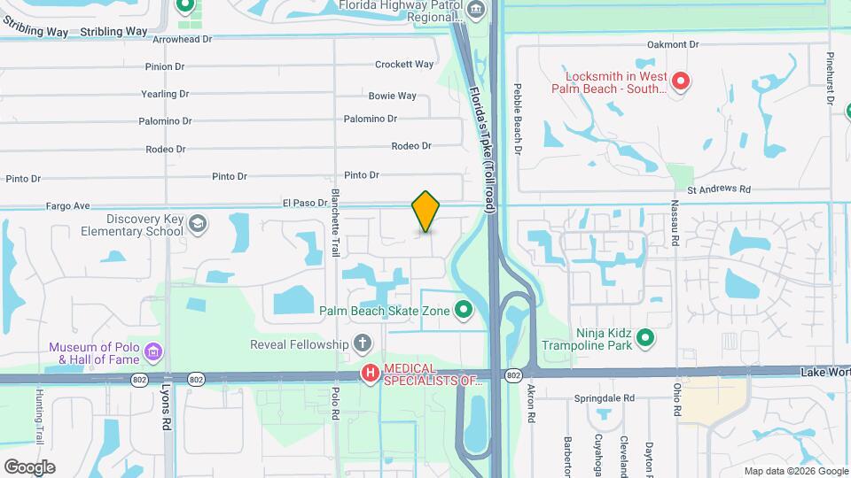 3755 Spring Crest Ct Map and Location Details