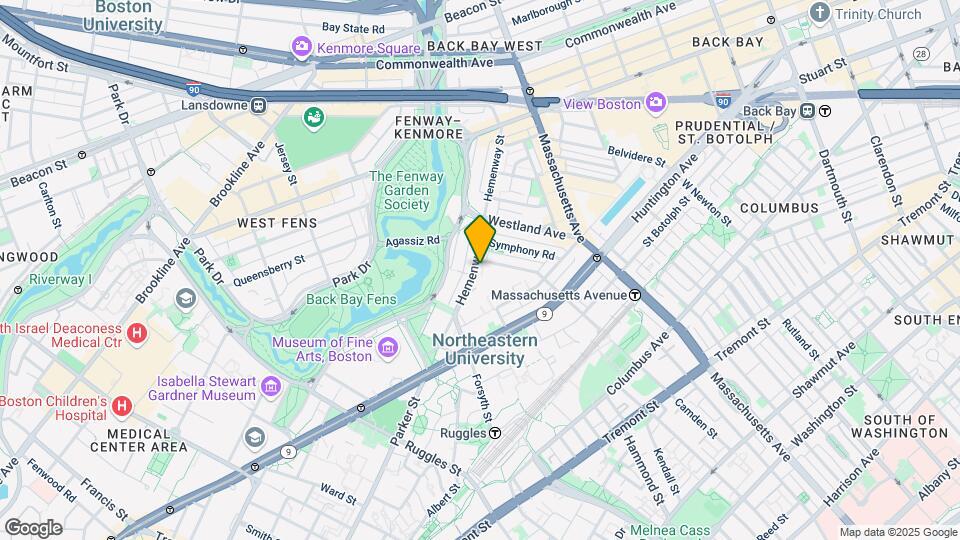 132 Hemenway St, Unit B Mapa y Detalles de la Ubicación