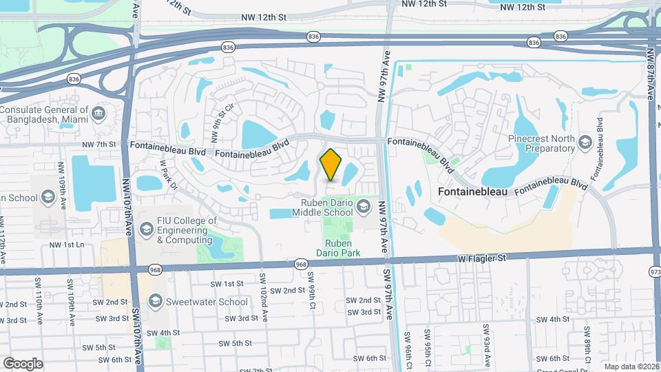 447 NW 98th Ct Map and Location Details