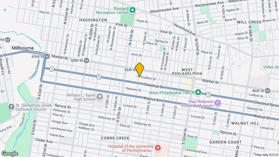 5578 Ludlow St Map and Location Details