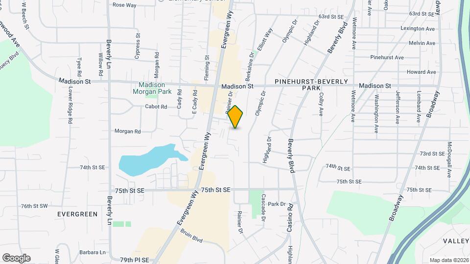 7109 Rainier Dr Map and Location Details