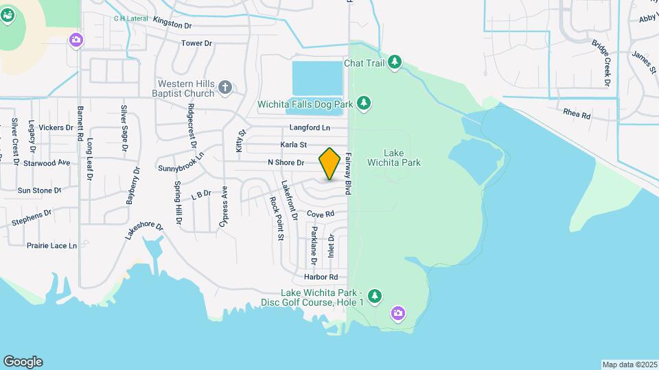 4609 Meadow Lake Dr Map and Location Details