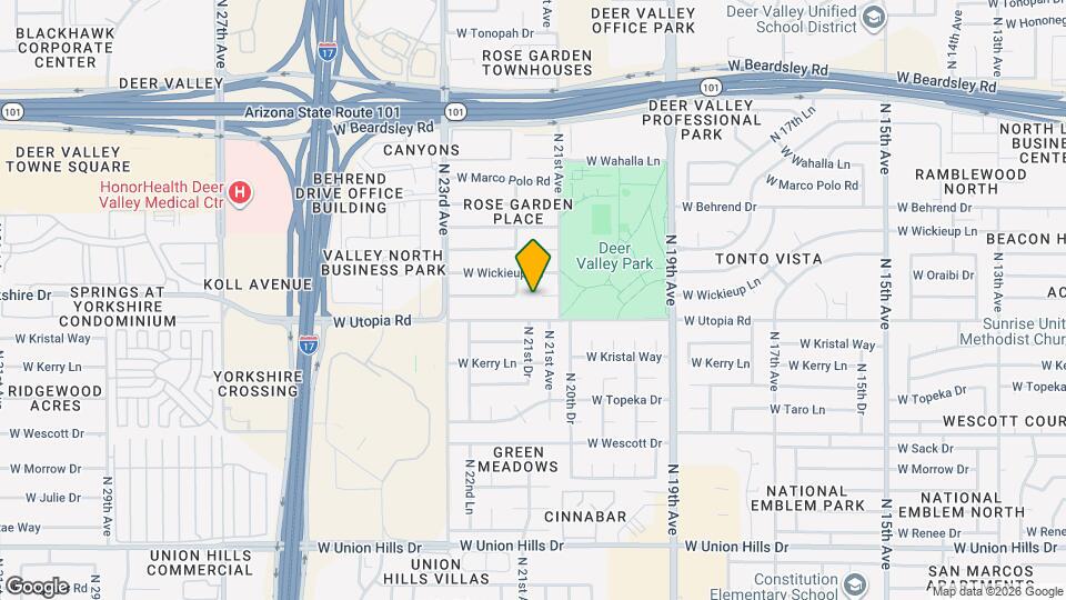 2121 W Sequoia Dr Map and Location Details