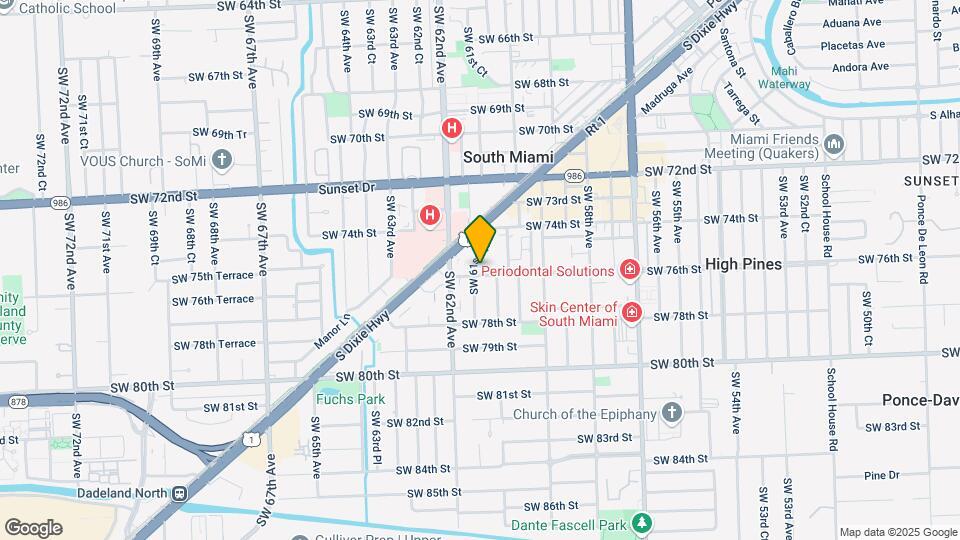 7541 SW 61st Ave Map and Location Details