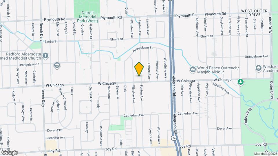 24502 W Chicago Map and Location Details