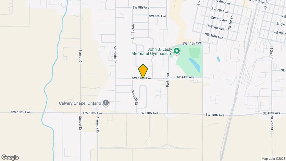 1158 SW 14th Ave Map and Location Details