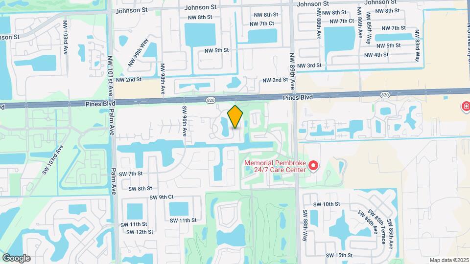 413 Palm Cir E Map and Location Details