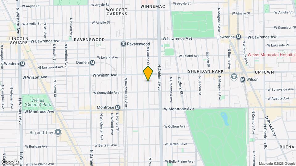 4550 N Paulina St, Unit J08P Map and Location Details