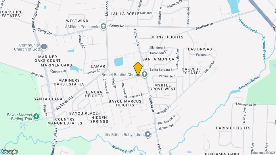 7313 Hayward Ave Map and Location Details