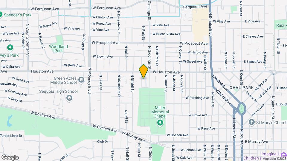 1116 N Park St Map and Location Details