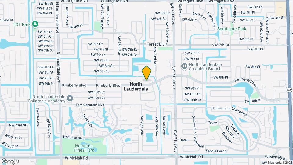 7441 Kimberly Blvd Mapa y Detalles de la Ubicación