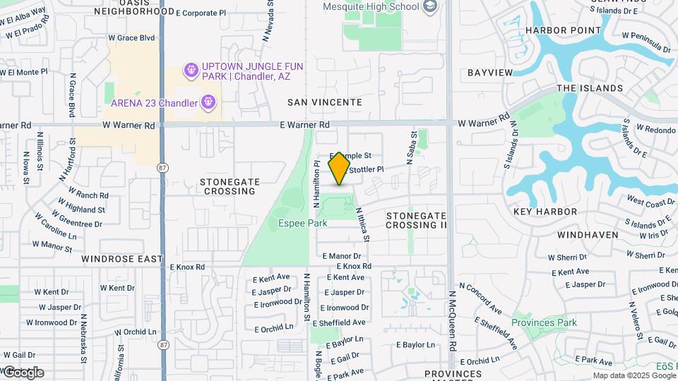 673 E Estrella Dr Map and Location Details