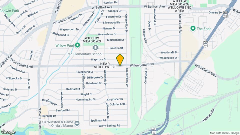 4317 Willowbend Blvd Map and Location Details