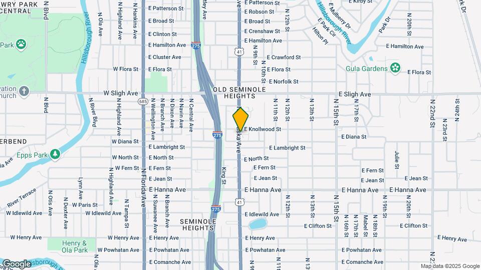 6605 N Nebraska Ave Mapa y Detalles de la Ubicación