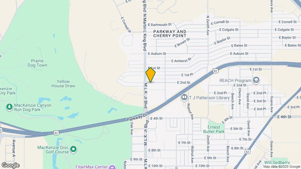 1706 E 2nd St Map and Location Details