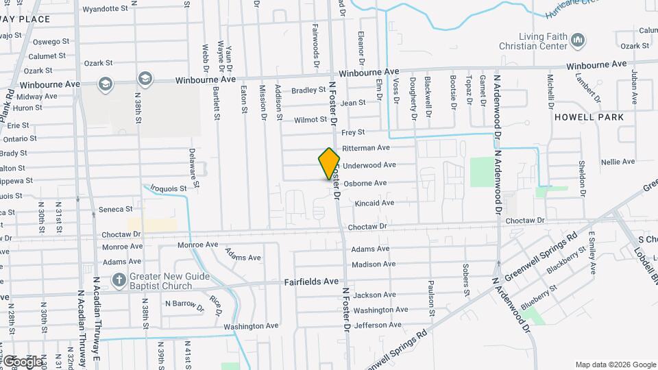 4942 Osborne Ave Map and Location Details