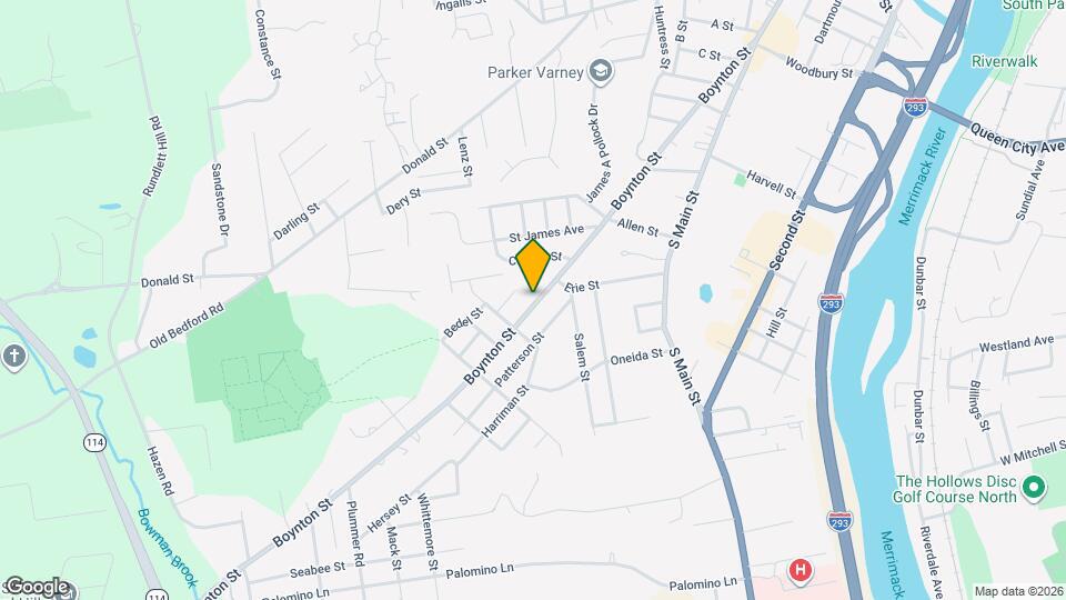 283 Boynton St Map and Location Details