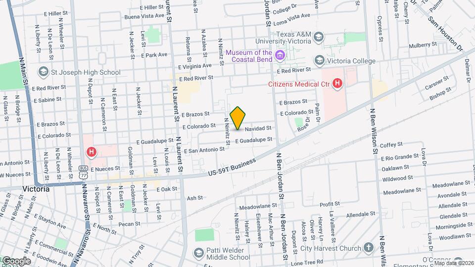 1709 Navidad St Mapa y Detalles de la Ubicación